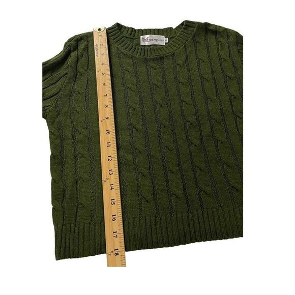 Cotton Emporium Girls Cable Knit Pullover Sweater Size Small - Picture 4 of 9